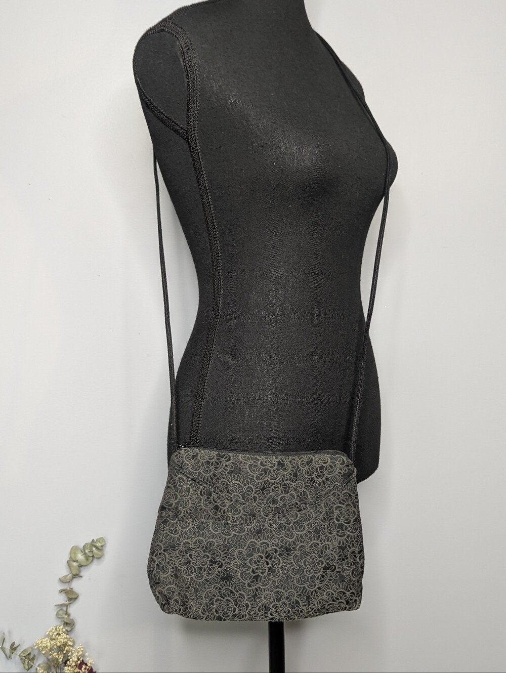 Maruca Design Jacquard Woven Floral Crossbody Bag — Handmade in Boulder CO